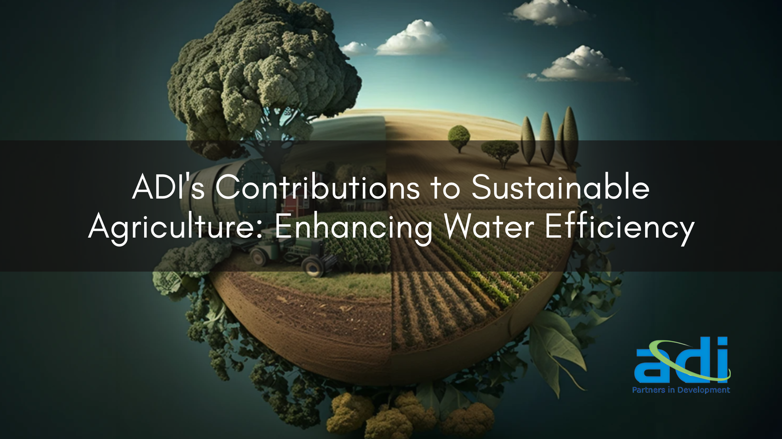 ADI's Contributions to Sustainable Agriculture: Enhancing Water Efficiency